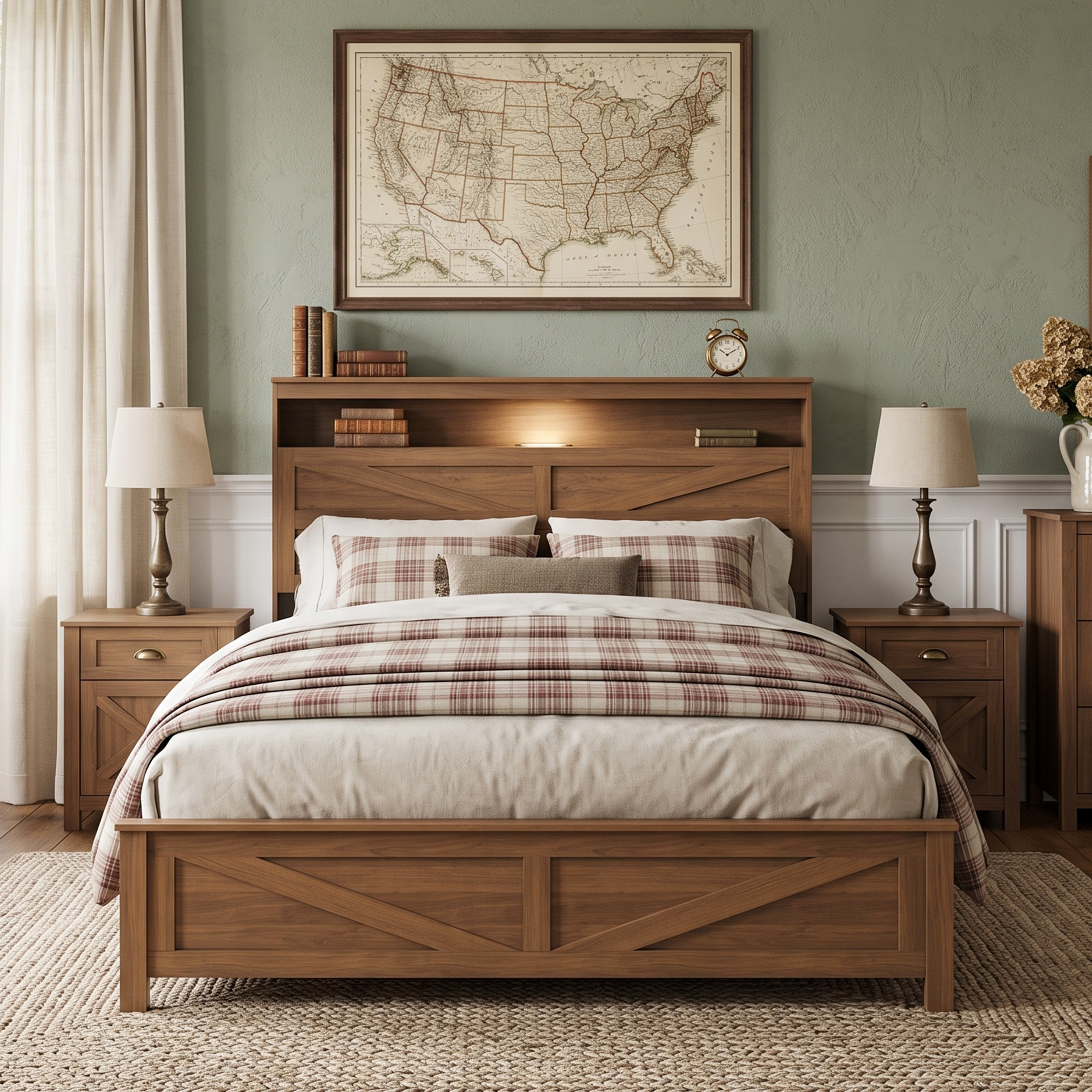 Queen Size Bed Frame Headboard