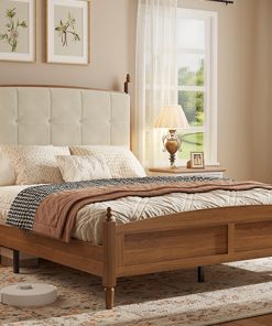 Vintage Spindle-Style Queen Size Bed Frame