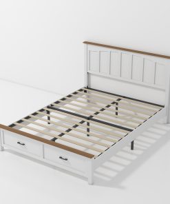 Queen Size Farmhouse Metal Bed Frame