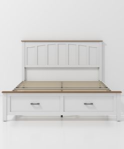 Queen Size Farmhouse Metal Bed Frame
