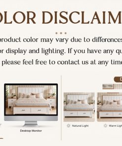 Queen Size Farmhouse Metal Bed Frame