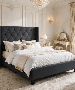 Modern Queen Size Platform Bed Frame