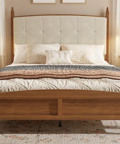 Vintage Spindle-Style Queen Size Bed Frame