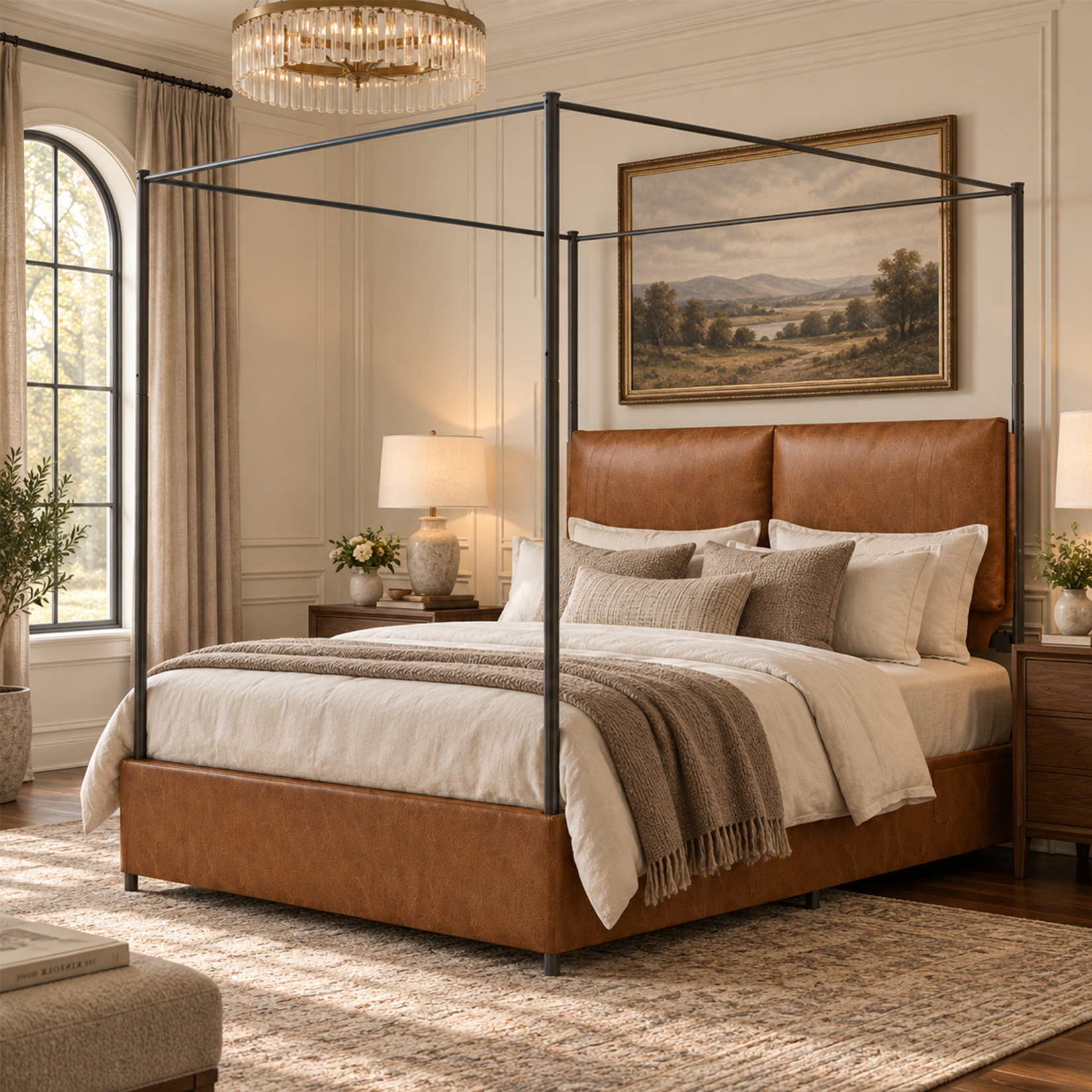 Queen Canopy Bed Frame