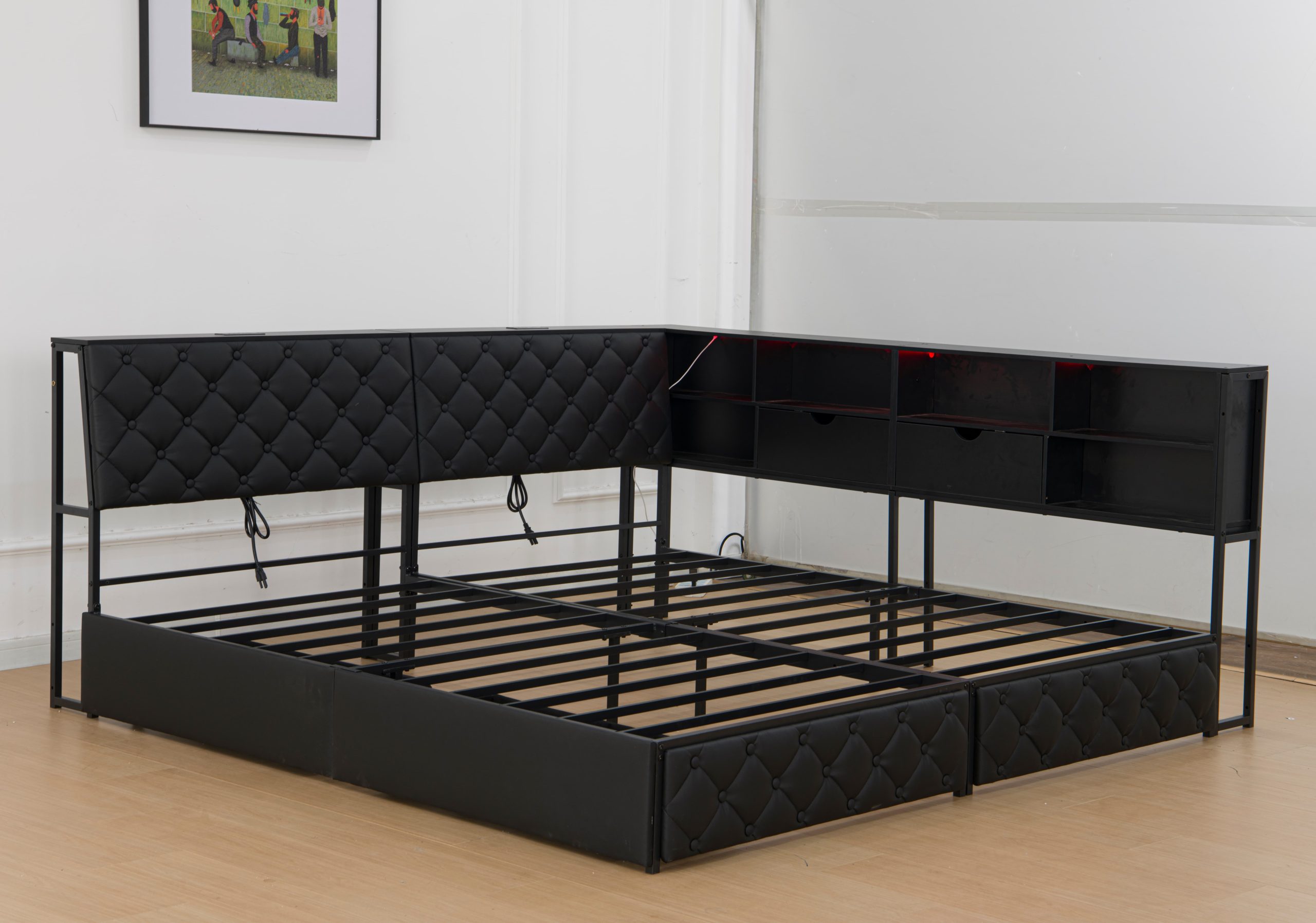 Twin Size Corner Bed Frame