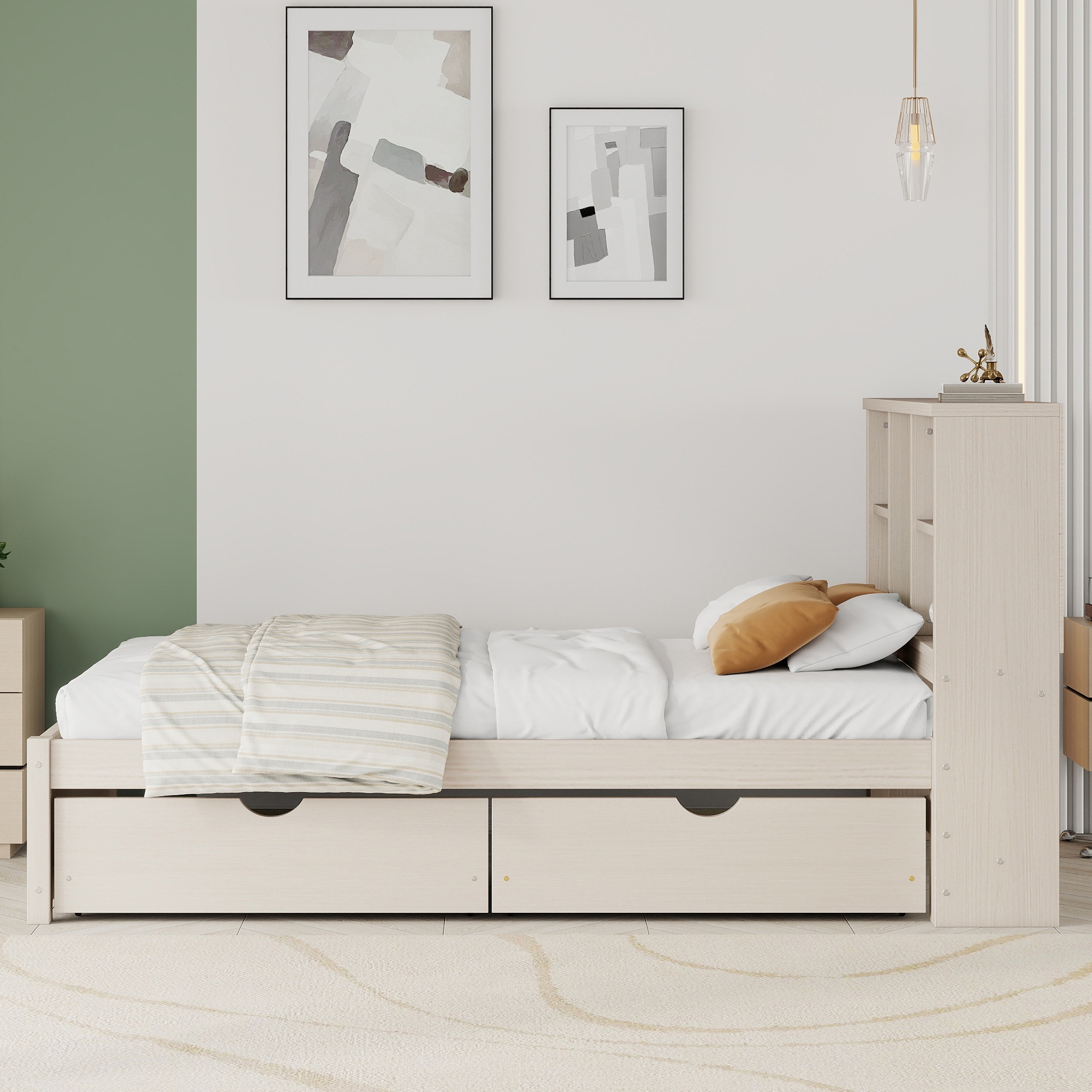 Modern Twin Size Bed Frame