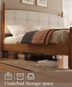 Vintage Spindle-Style Queen Size Bed Frame