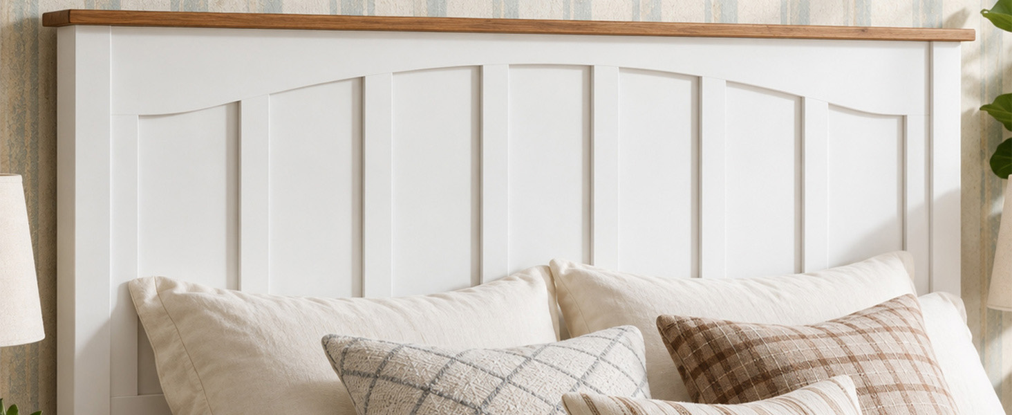 Queen Size Farmhouse Metal Bed Frame