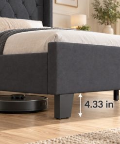 Modern Queen Size Platform Bed Frame