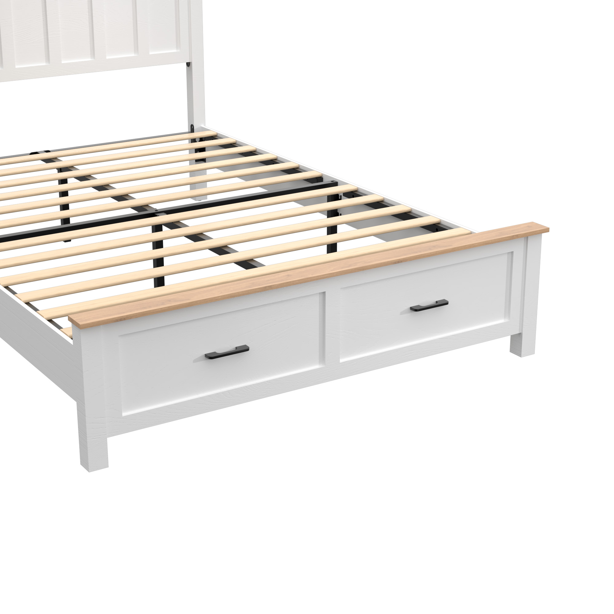 Full Size Farmhouse Metal Bed Frame