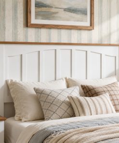Full Size Farmhouse Metal Bed Frame