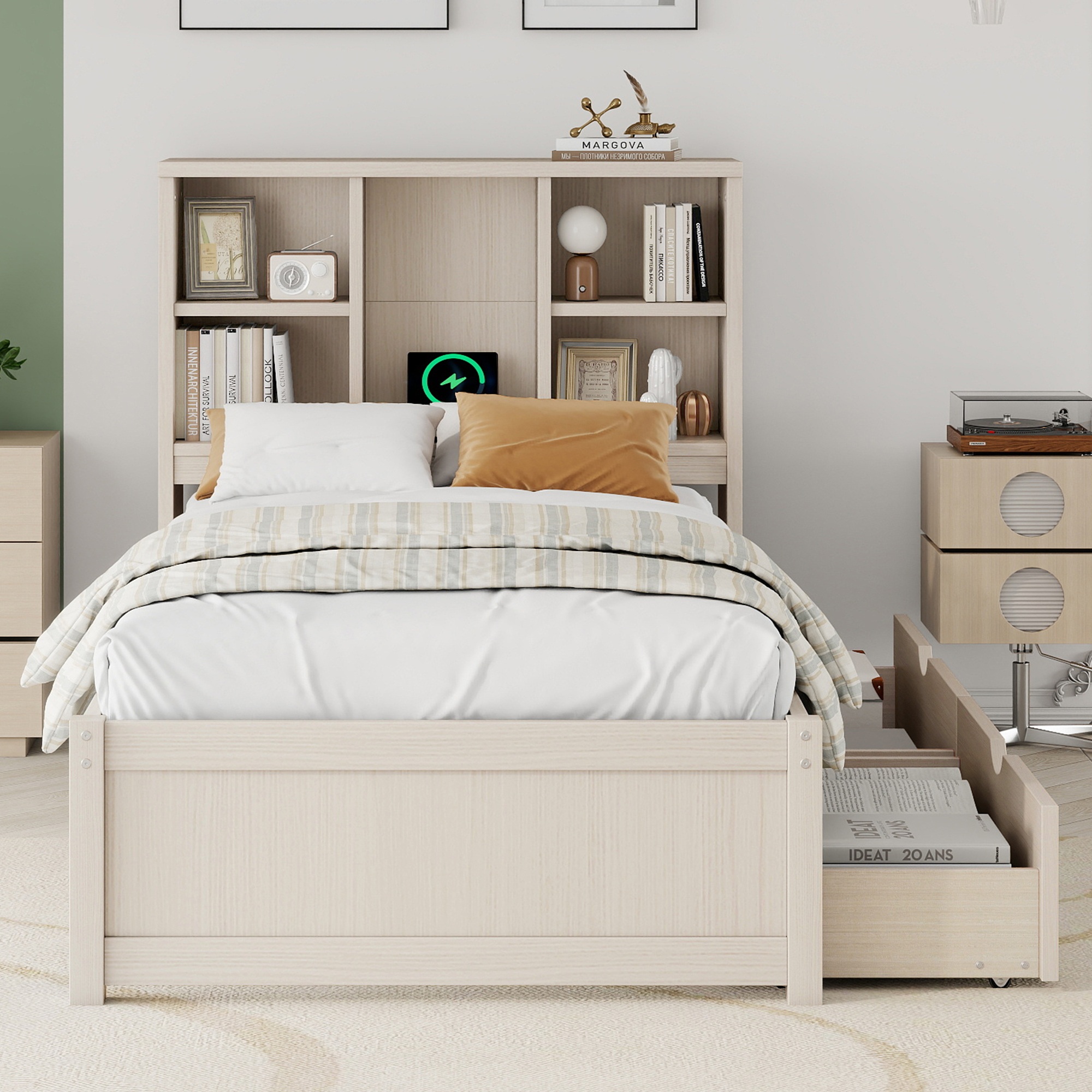 Modern Twin Size Bed Frame
