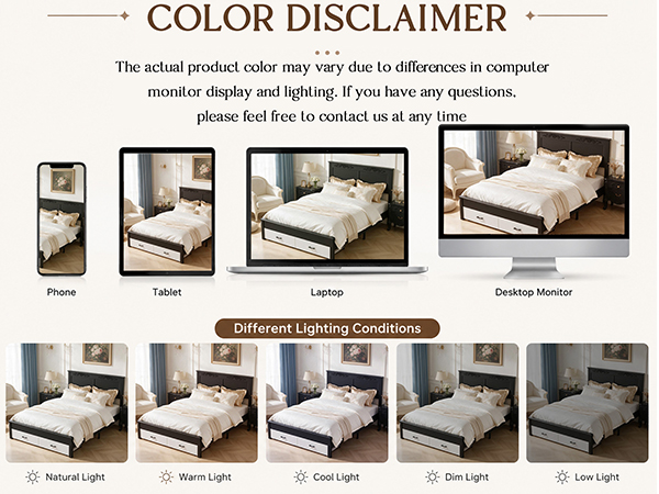Rustic Farmhouse-style Queen Size Bed