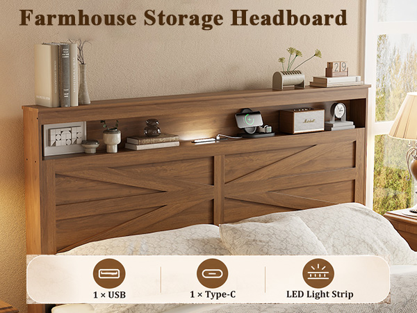 Queen Size Bed Frame Headboard