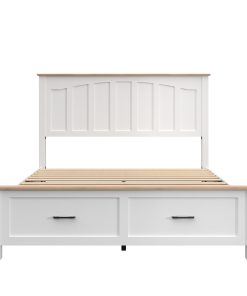 Full Size Farmhouse Metal Bed Frame