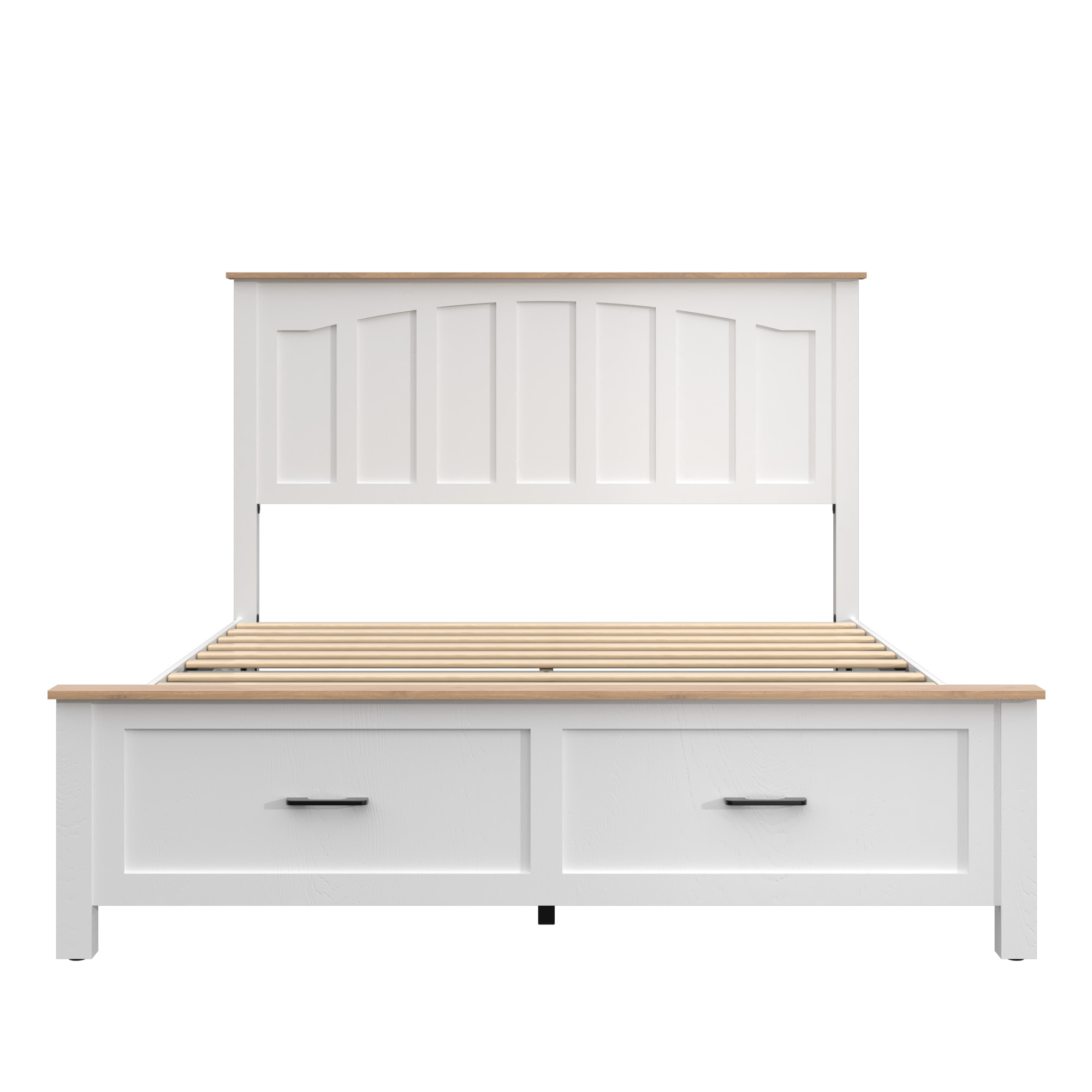 Full Size Farmhouse Metal Bed Frame