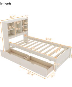 Modern Twin Size Bed Frame
