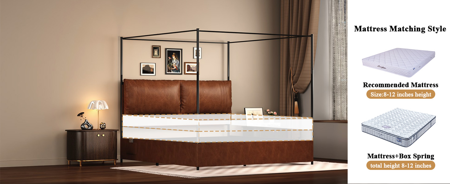 Queen Canopy Bed Frame