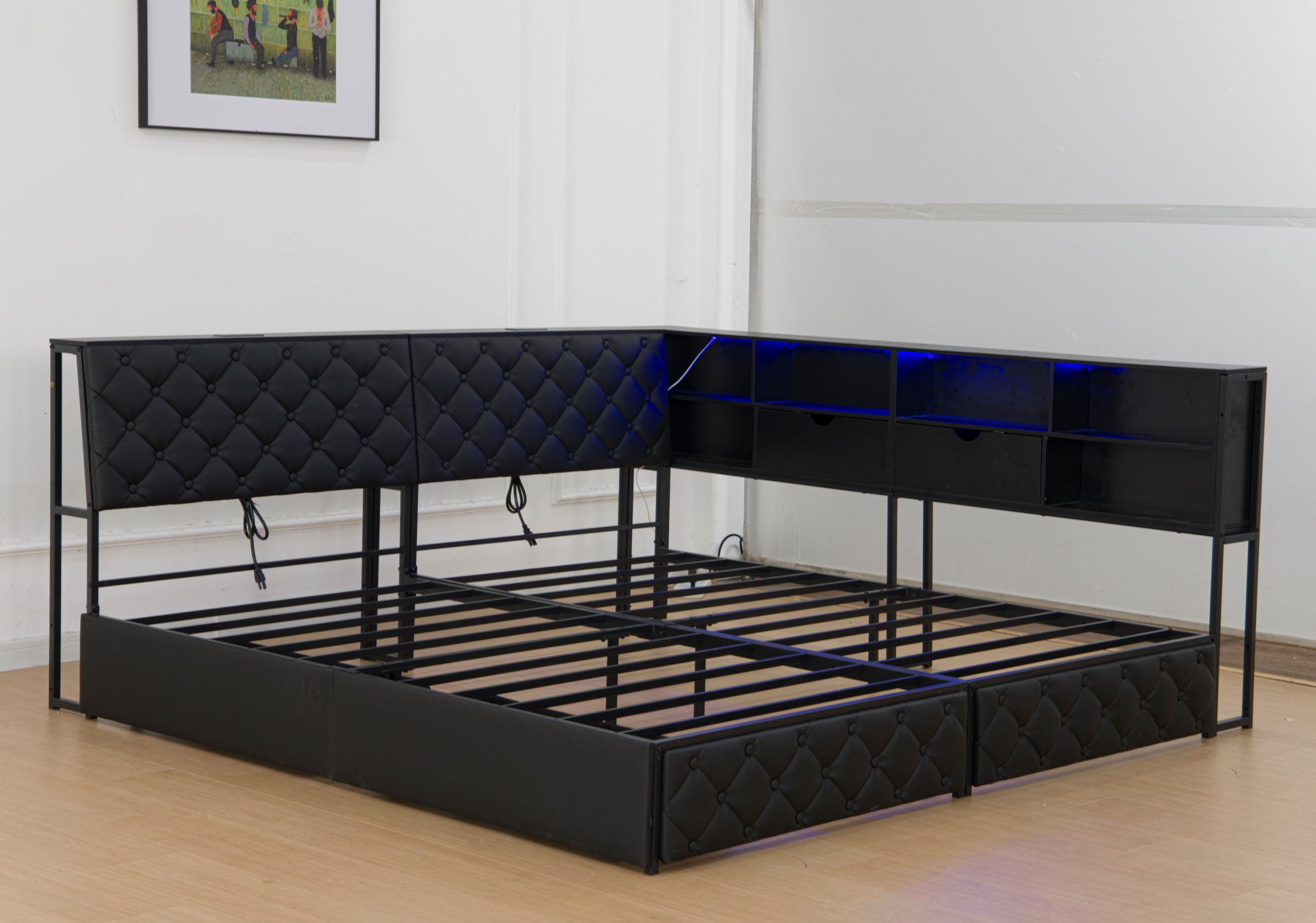 Twin Size Corner Bed Frame