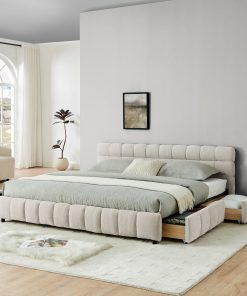 King Size Upholstered Bed Frame