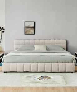 King Size Upholstered Bed Frame