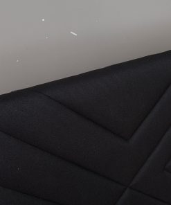 Full Size Boucle Bed Frame, Antique Black