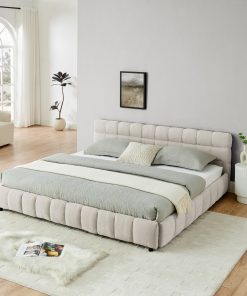 King Size Upholstered Bed Frame